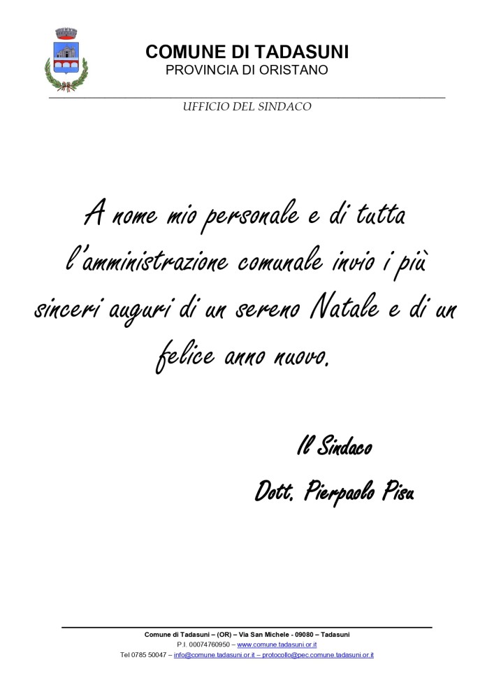 auguri di buone feste